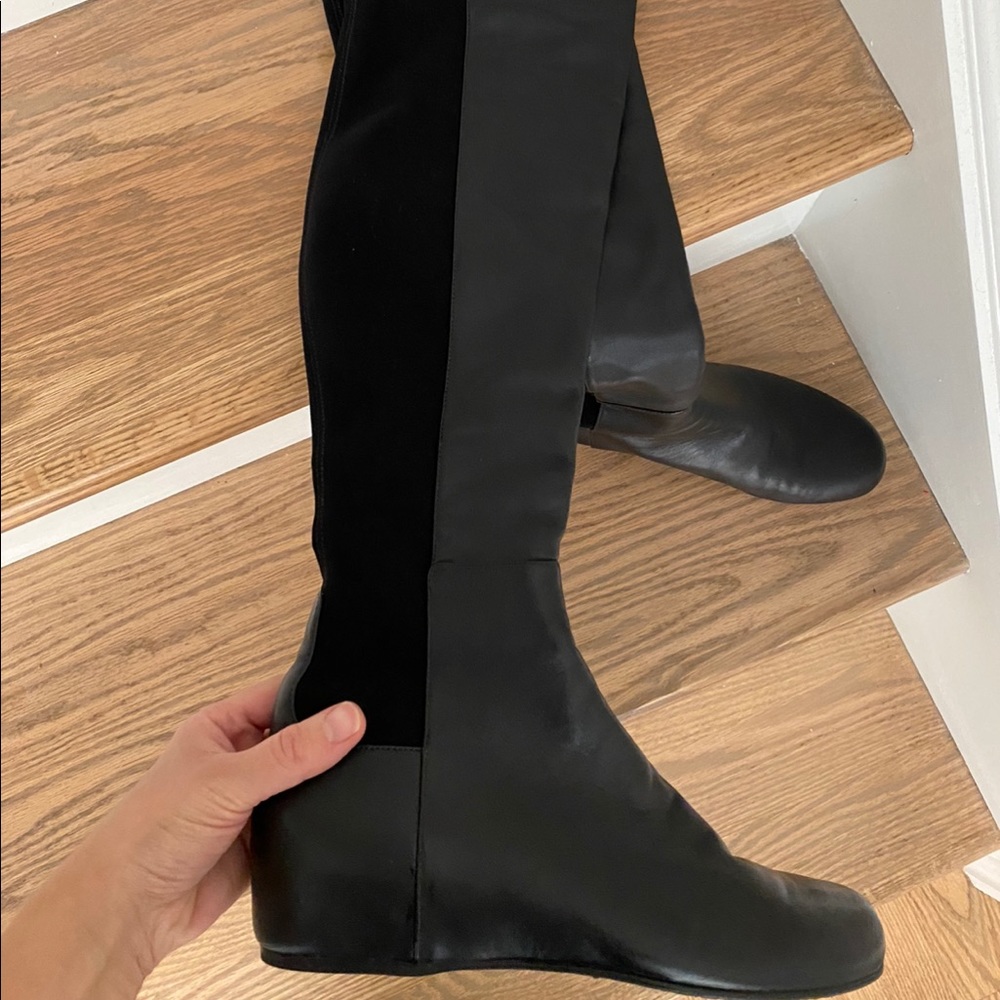Leather Stuart Weitzman boots
